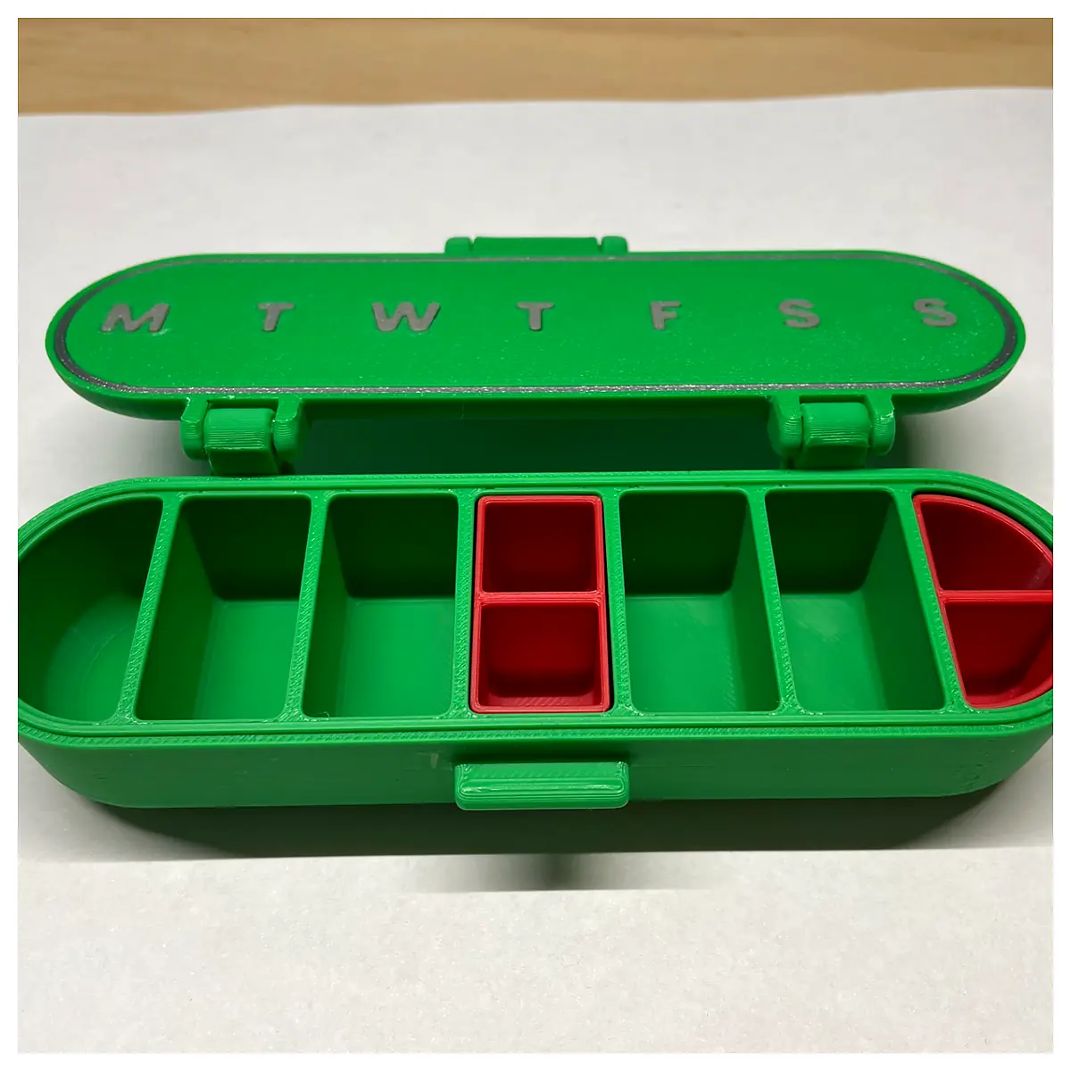 Pill Organizer Customizable Daily Dose Tracker Medication Storage Reminders Clear Compartments