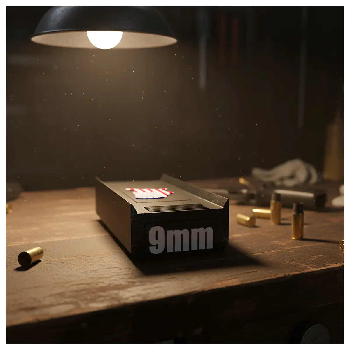 9mm Ammo Box Organizer Gun Case Magazine Holder Ammo Box Gun Accessories Reloading Supplies