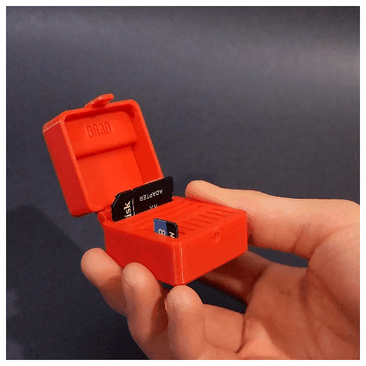 SD Card Holder Print in Place Storage Case Protective Sleeve Universal SD Card Reader Phone Accessories Repair Parts