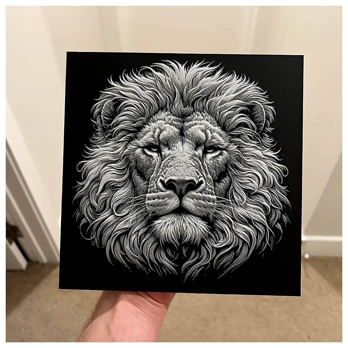 Lion Wall Art Canvas Print Animal Decor Wall Hanging Wild Animal Artwork Modern Home Decor Wall Art