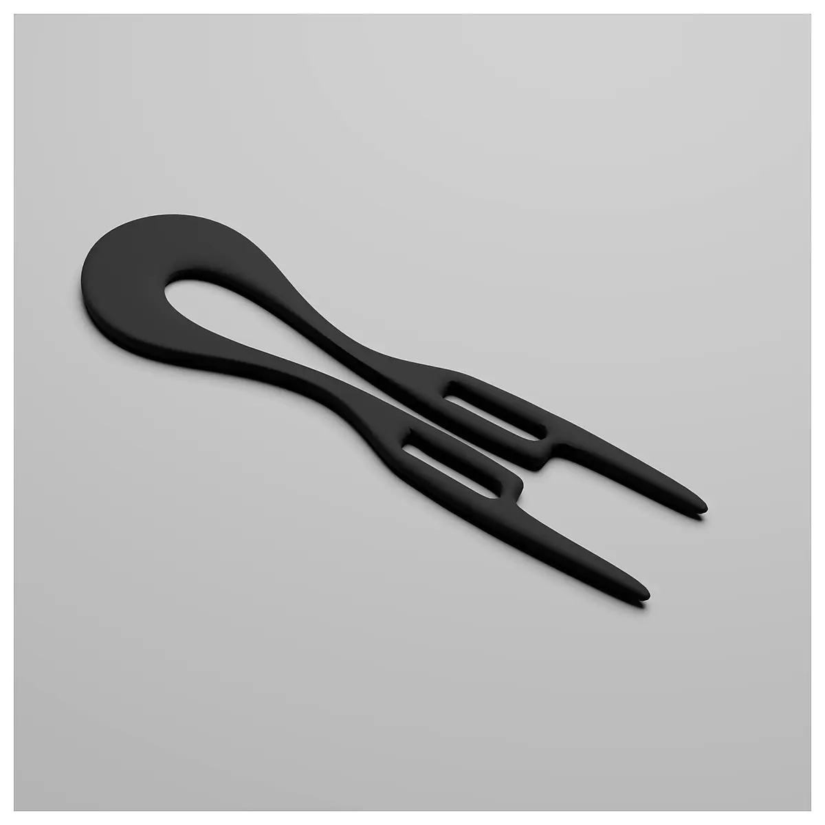 Curved Hairpin Elegant Design Hair Accessory Styling Flexible Clip Shape Decoration Hairpin Flexible Clip