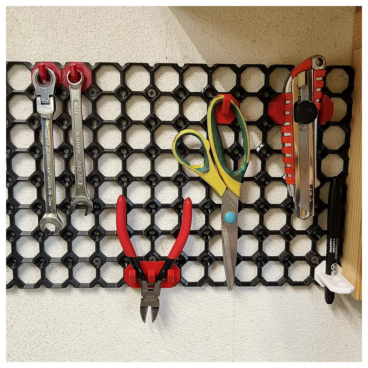 Modular Workshop Wall Octagon Tool Wall Parts Repair Installation DIY