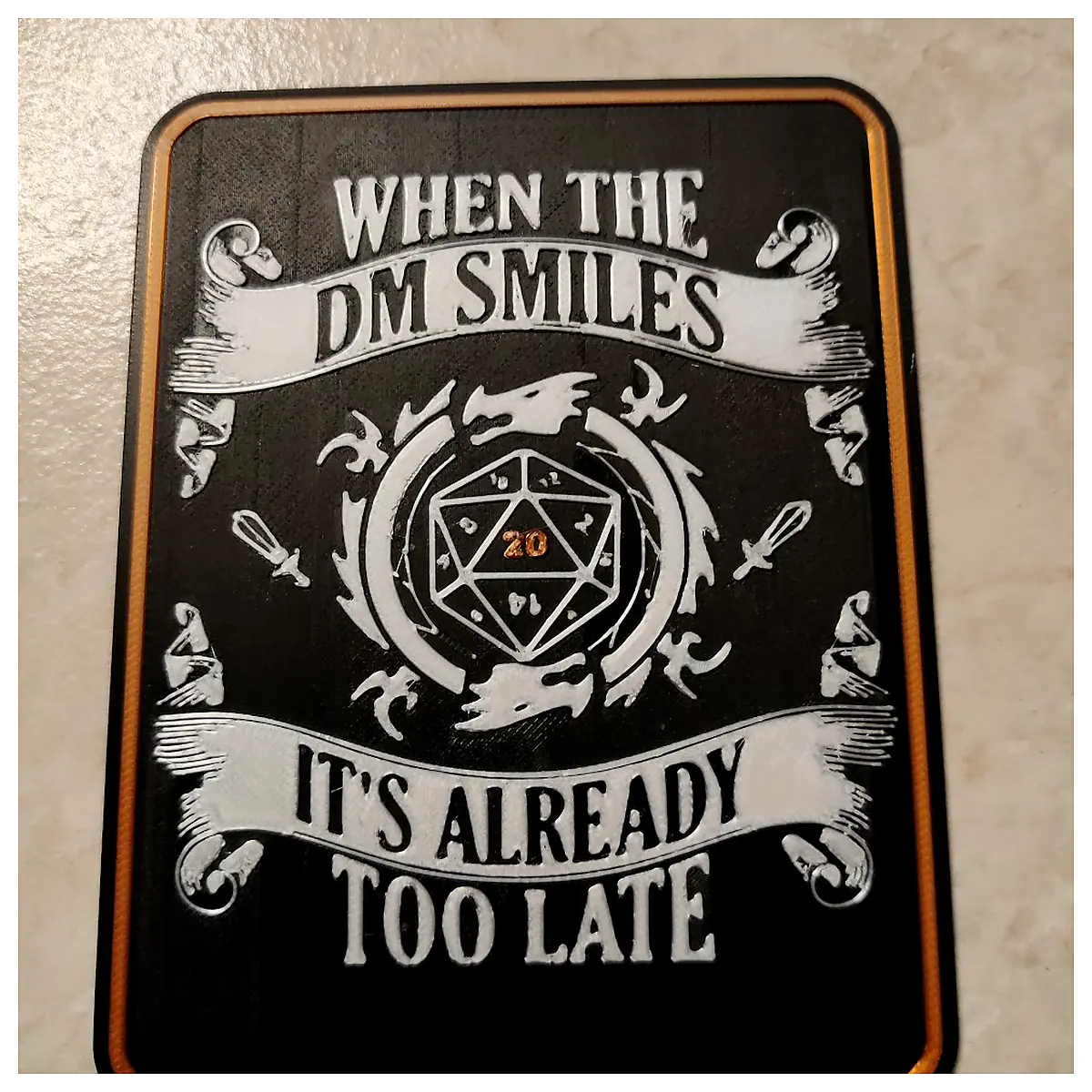 When the DM Smiles RPG Dice Adventure Strategy Game Roleplay