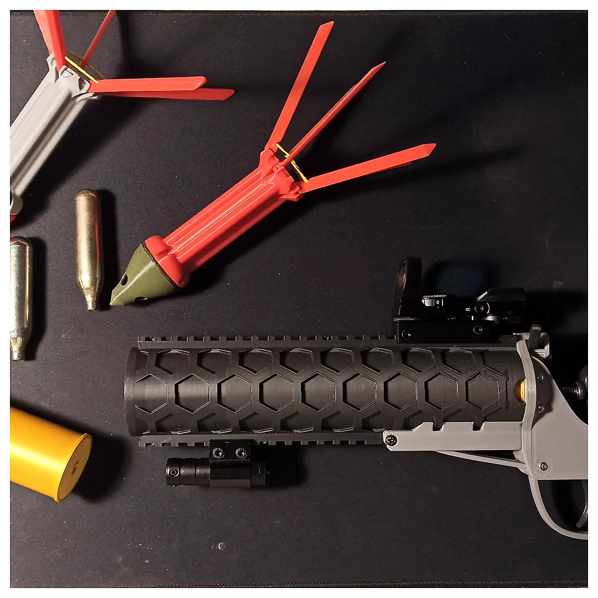 CO2 Rocket Grenade Launcher Parts Repair Replacement Explosive Device Air Gun Accessories