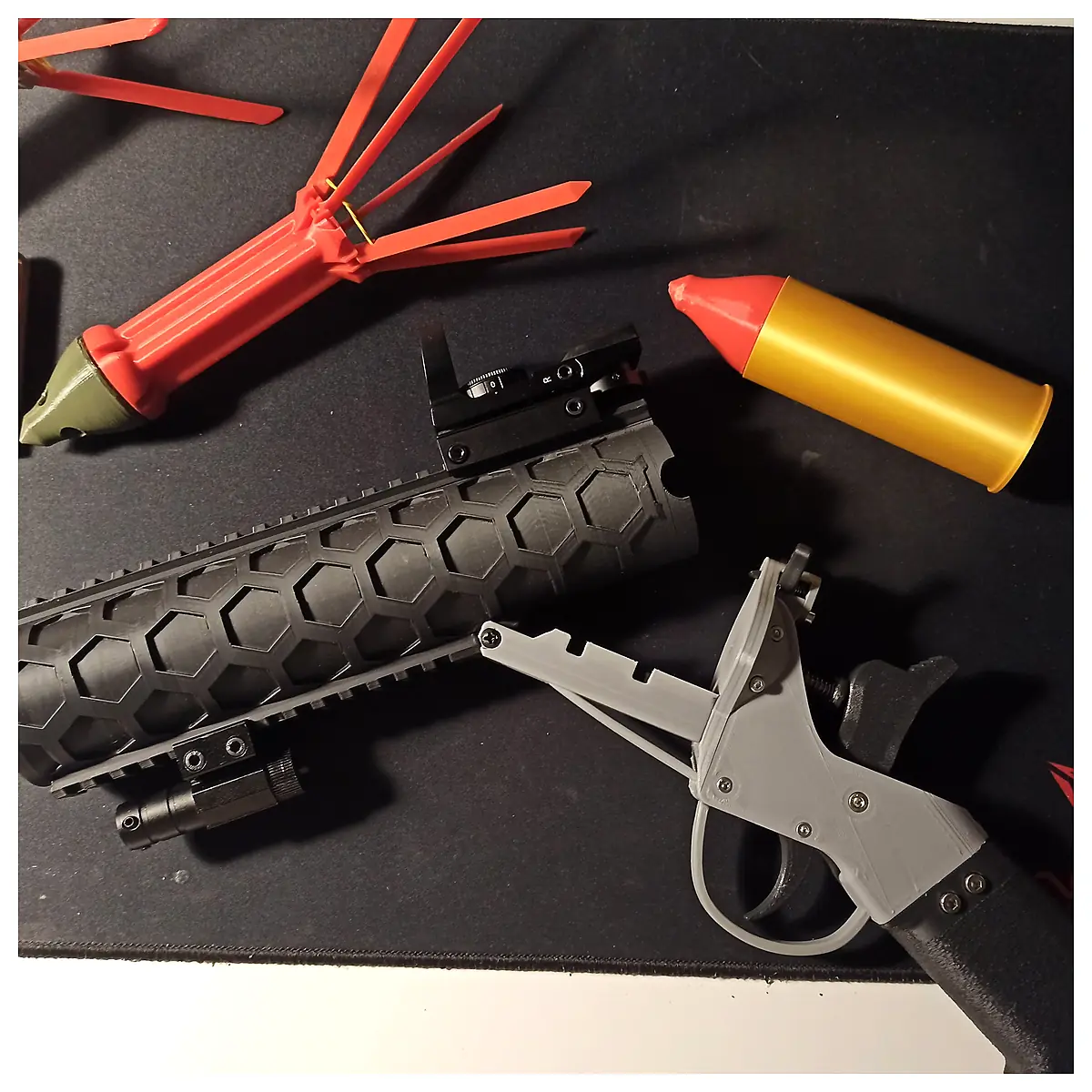 CO2 Rocket Grenade Launcher Parts Repair Replacement Explosive Device Air Gun Accessories