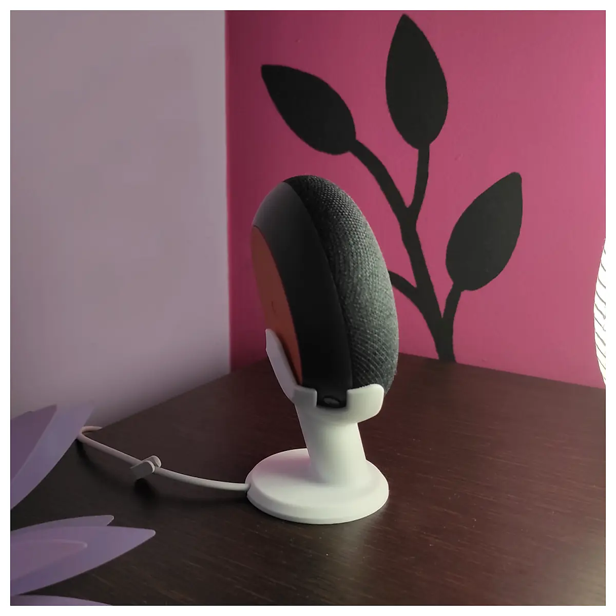 Google Home Mini Vertical Stand Audio Accessory Support Universal Smart Speaker Mount