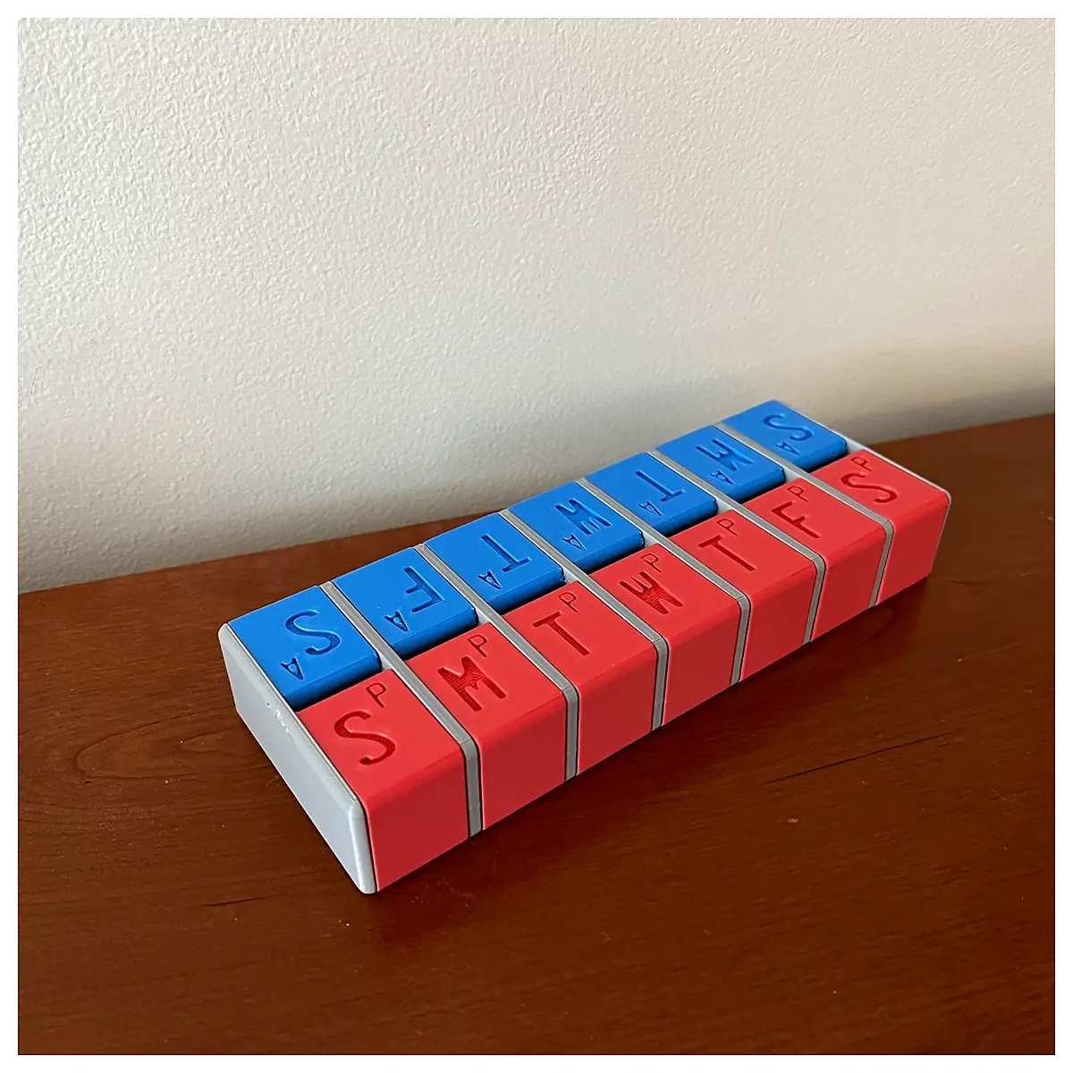 Pill Box Organizer Multi Compartment Medication Storage Container Parts Repair