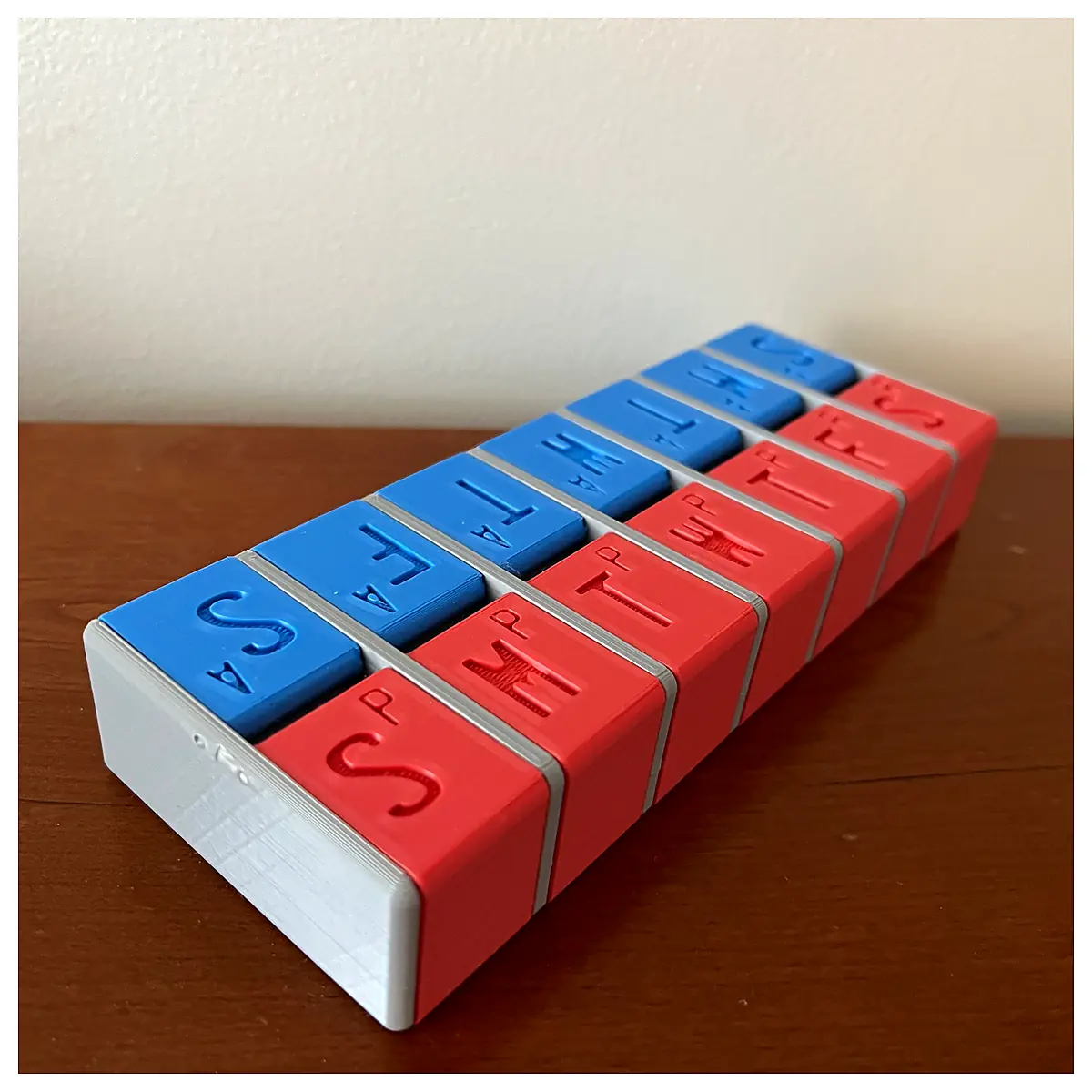 Pill Box Organizer Multi Compartment Medication Storage Container Parts Repair