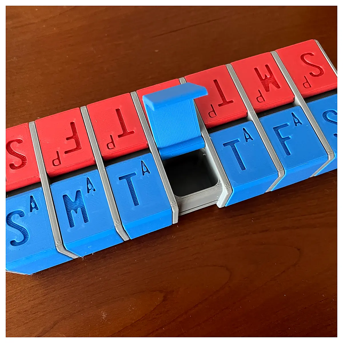 Pill Box Organizer Multi Compartment Medication Storage Container Parts Repair