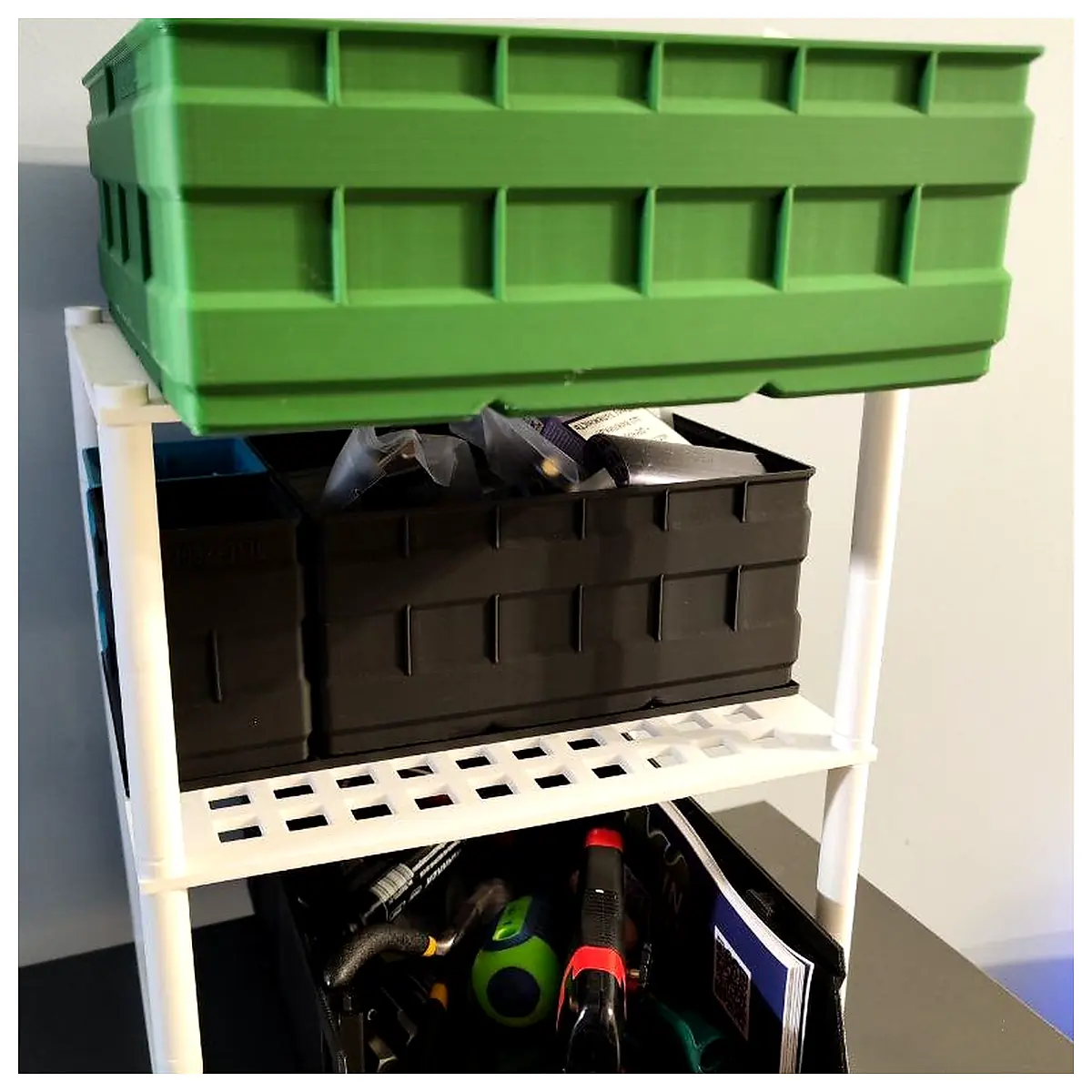 Stacking Shelves Storage Solutions Shelf Parts Repair Organization Optimize