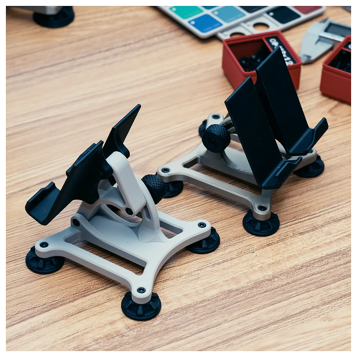 Industrial Phone Stand Adjustable Holder Support Stand Phone Mount Accessory Desk Organizer