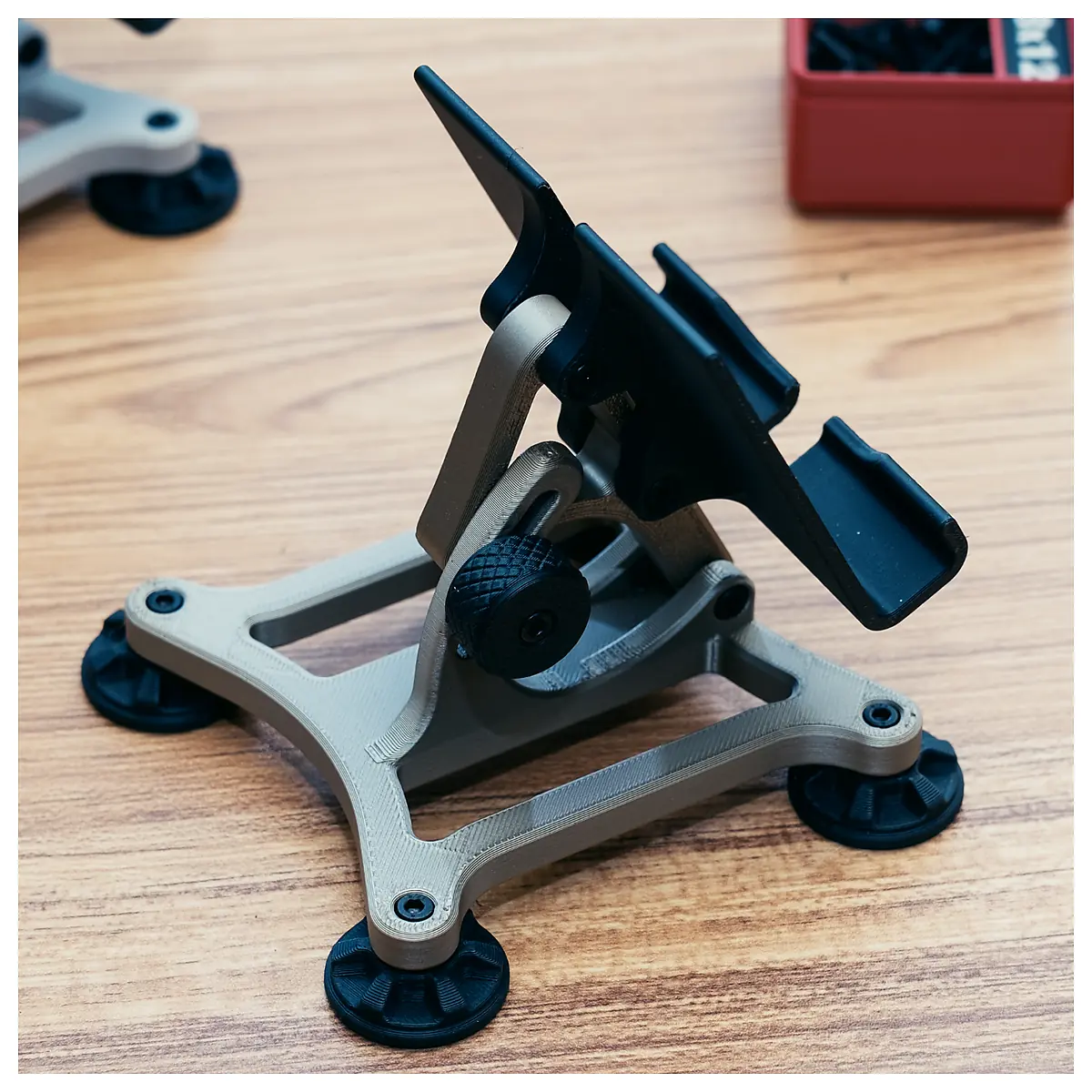 Industrial Phone Stand Adjustable Holder Support Stand Phone Mount Accessory Desk Organizer