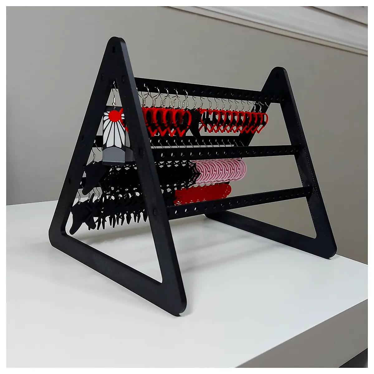 Display Jewelry Holder Earring Hanger Multi Tiered Hanging Earring Stand Jewelry Accessories Hanging Fixtures