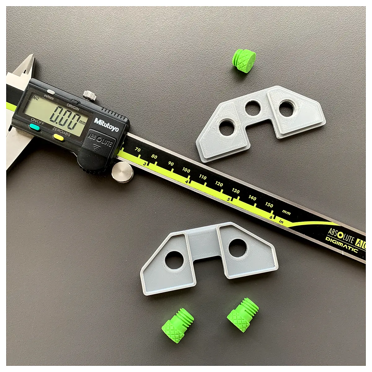 Digital Caliper Hole Depth Adaptor Measurement Tool Dimension Calibration Drill Bit Accessories Clamp