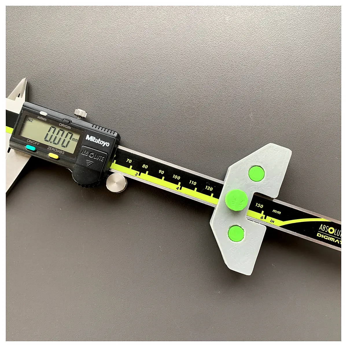 Digital Caliper Hole Depth Adaptor Measurement Tool Dimension Calibration Drill Bit Accessories Clamp