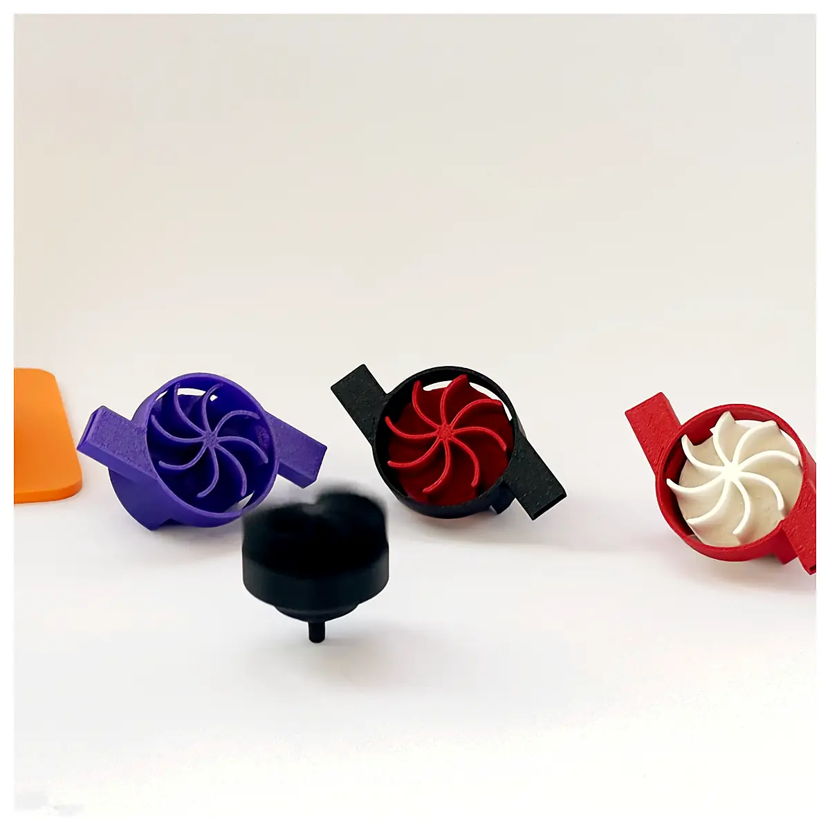 Gyro Blowing Spinner Parts Repair Toys Rotating Fun ful Spin Toys Motion Play