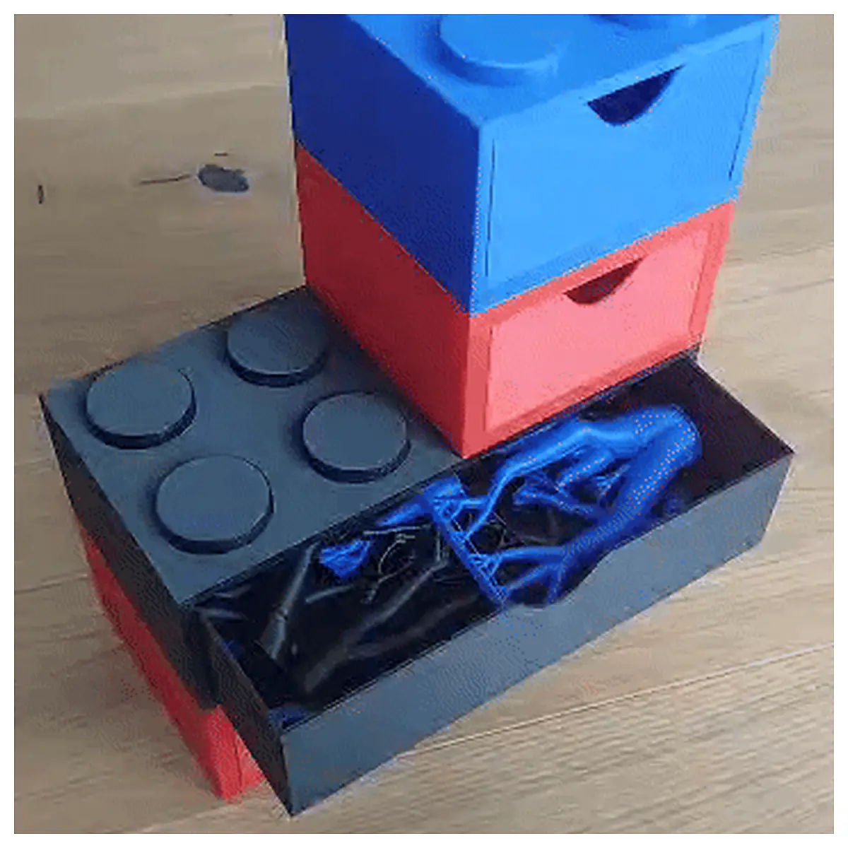 Brick Storage Boxes 5 s Storage Containers Safe Box Shipping Packaging Parts