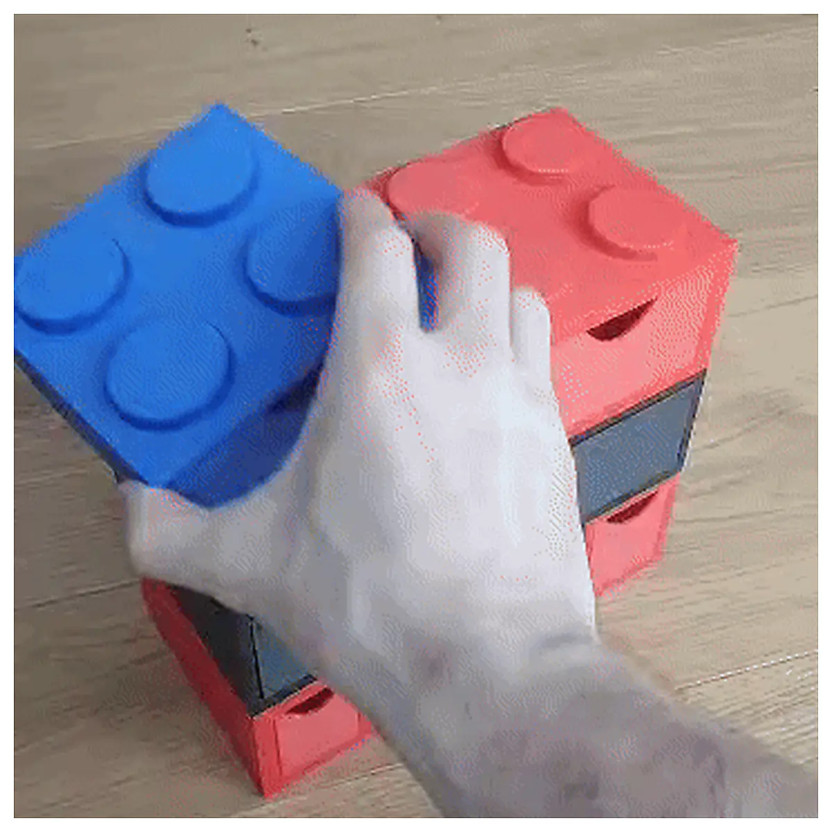 Brick Storage Boxes 5 s Storage Containers Safe Box Shipping Packaging Parts
