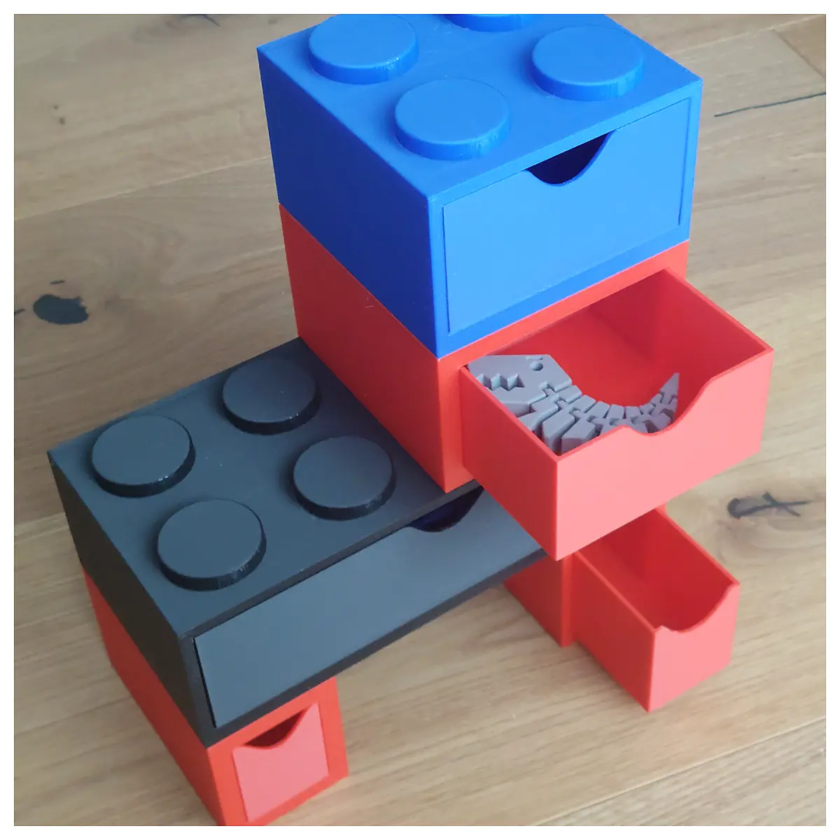 Brick Storage Boxes 5 s Storage Containers Safe Box Shipping Packaging Parts