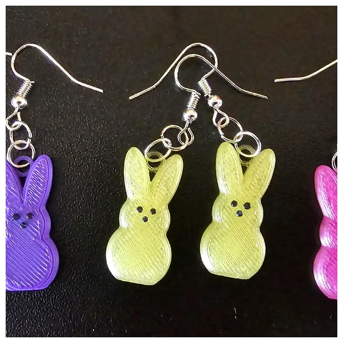 Peep Earrings Pastel Easter Jewelry Rabbit Studs Festive Earrings Gift Decor Party Accessories
