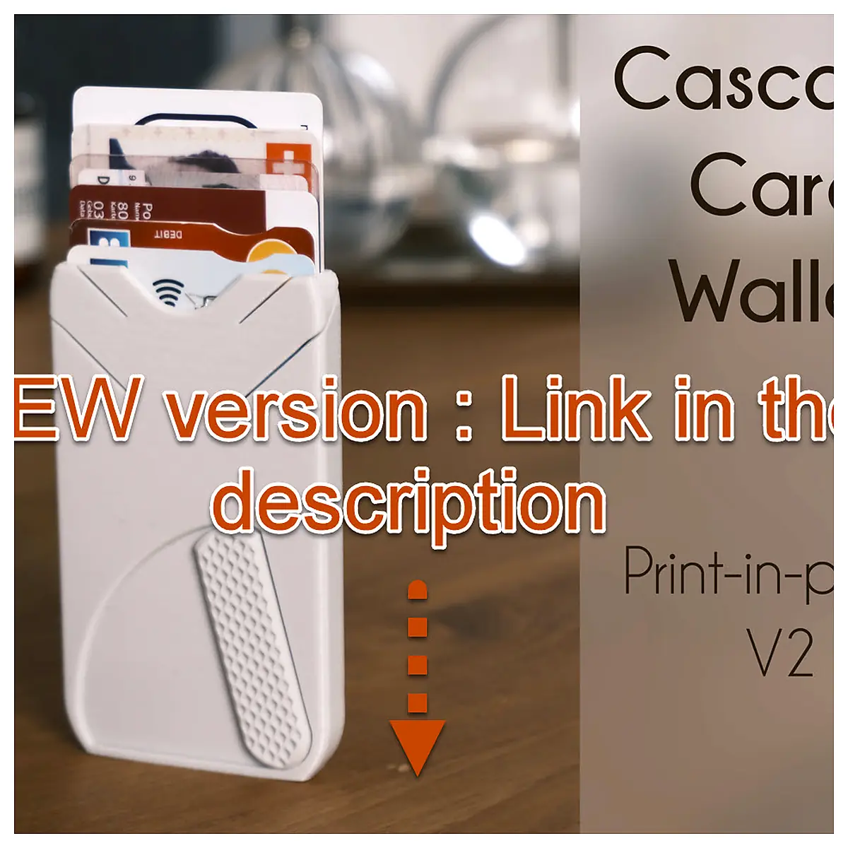 3D Printed Card Wallet Parts Repair Universal Card Wallet Accessories