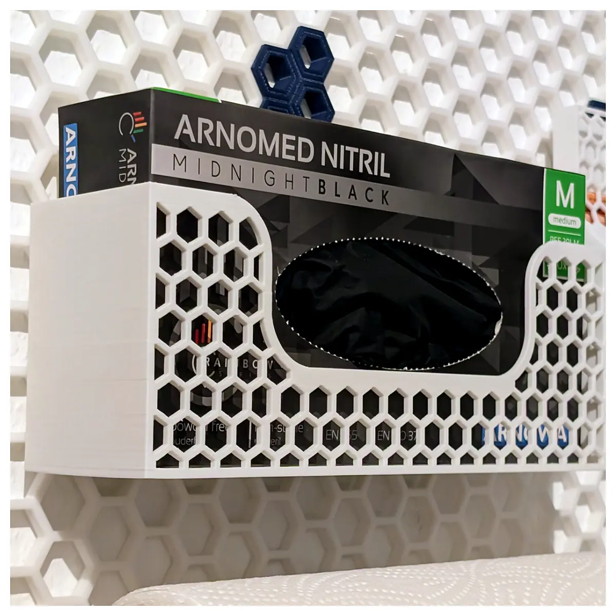 Honeycomb Glove Holder Wall Mount Storage Universal Glove Organizer Hand Protection Accessories