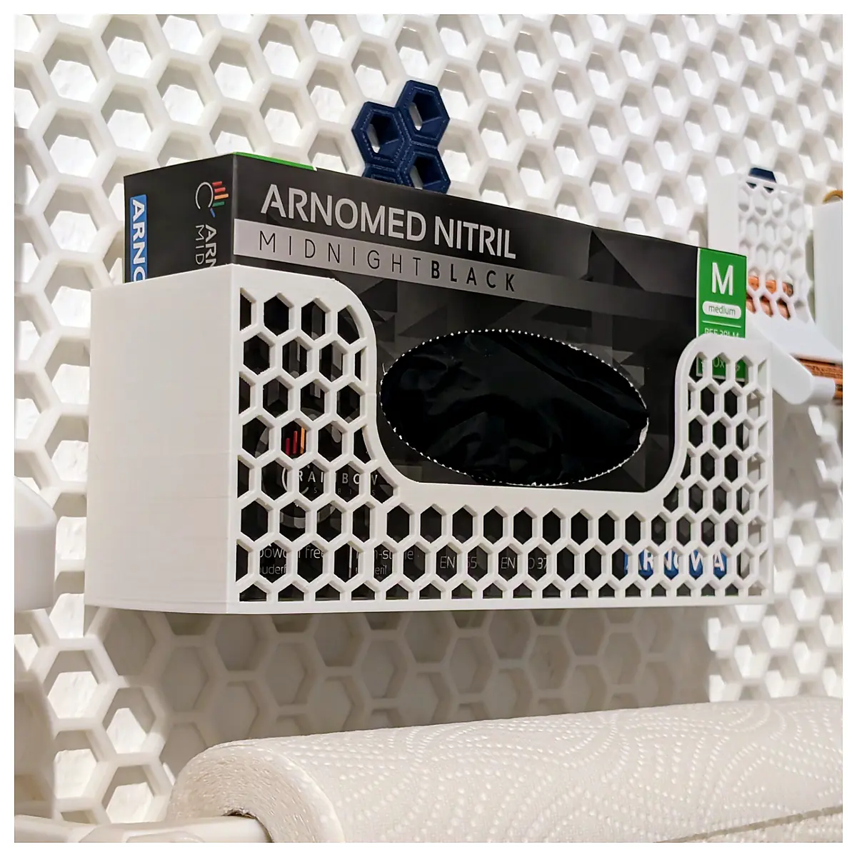 Honeycomb Glove Holder Wall Mount Storage Universal Glove Organizer Hand Protection Accessories