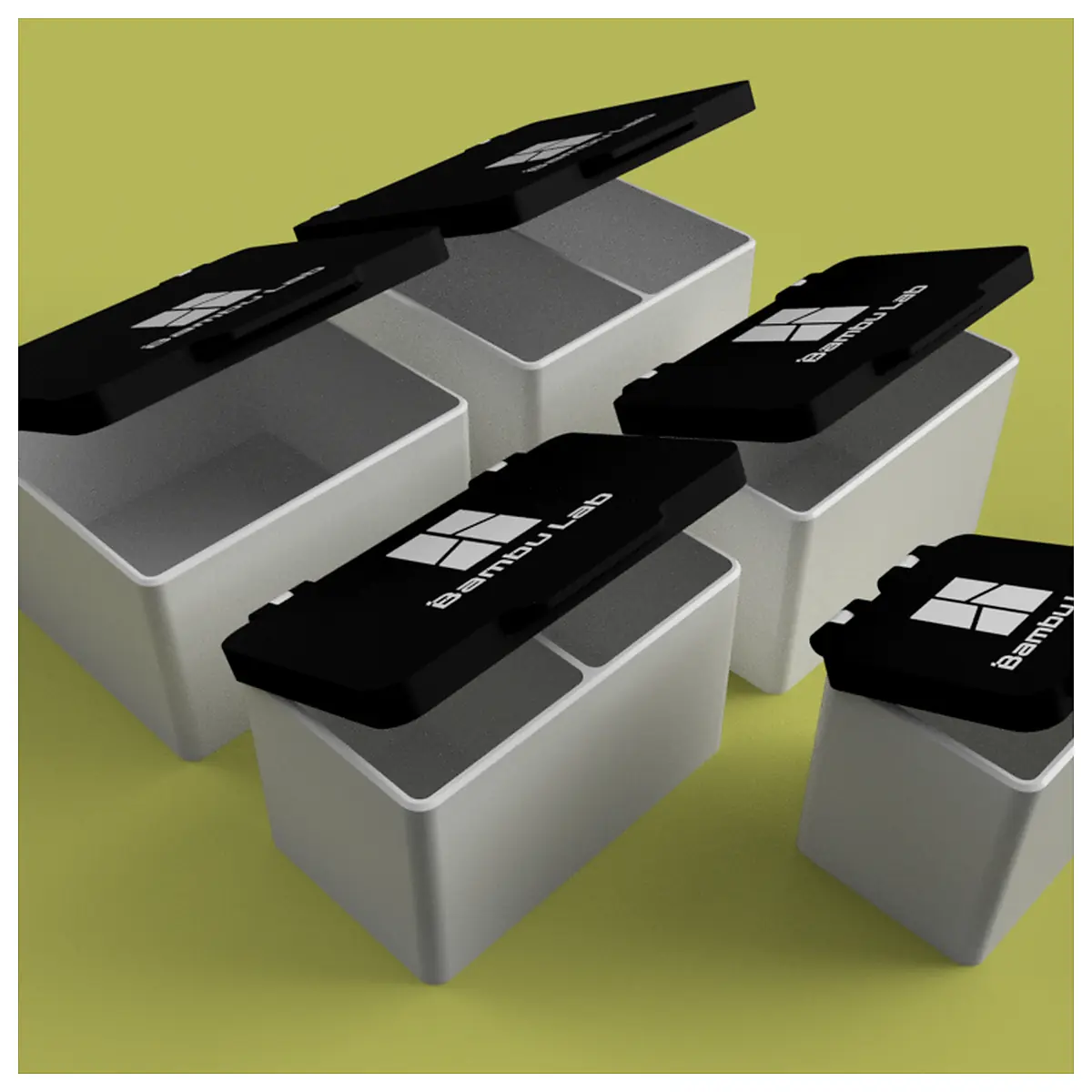 Versatile Container Hinged Lid Various s Storage Box Parts Repair Storage