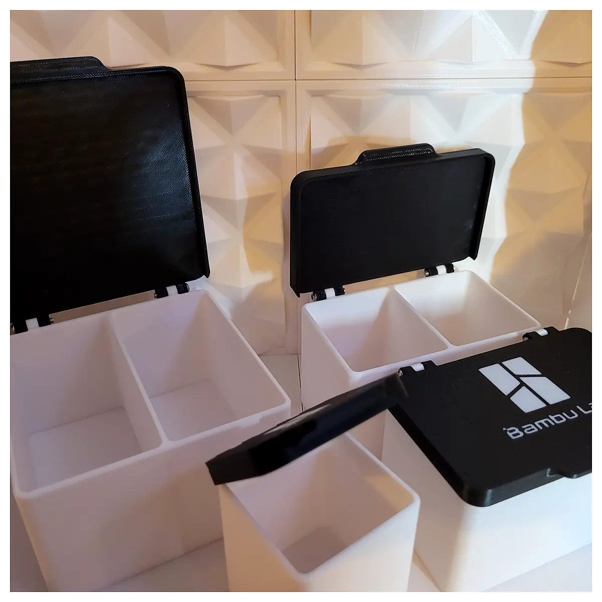 Versatile Container Hinged Lid Various s Storage Box Parts Repair Storage