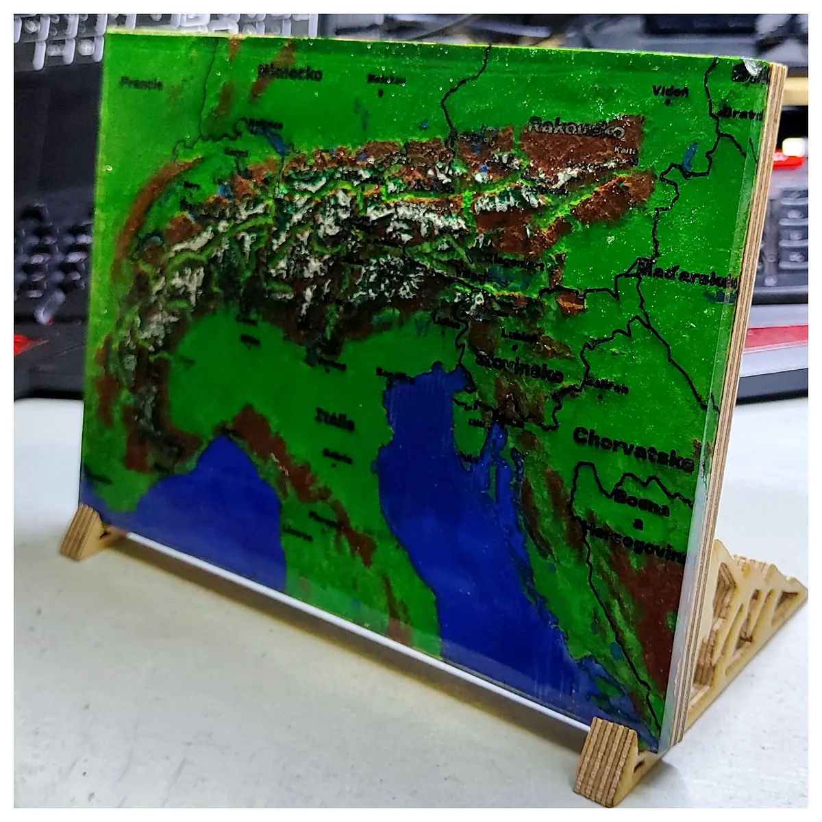 Alps 3D Terrain Map 3D Mountain Map High Resolution Topography Model Hiking Navigation Outdoor Adventure