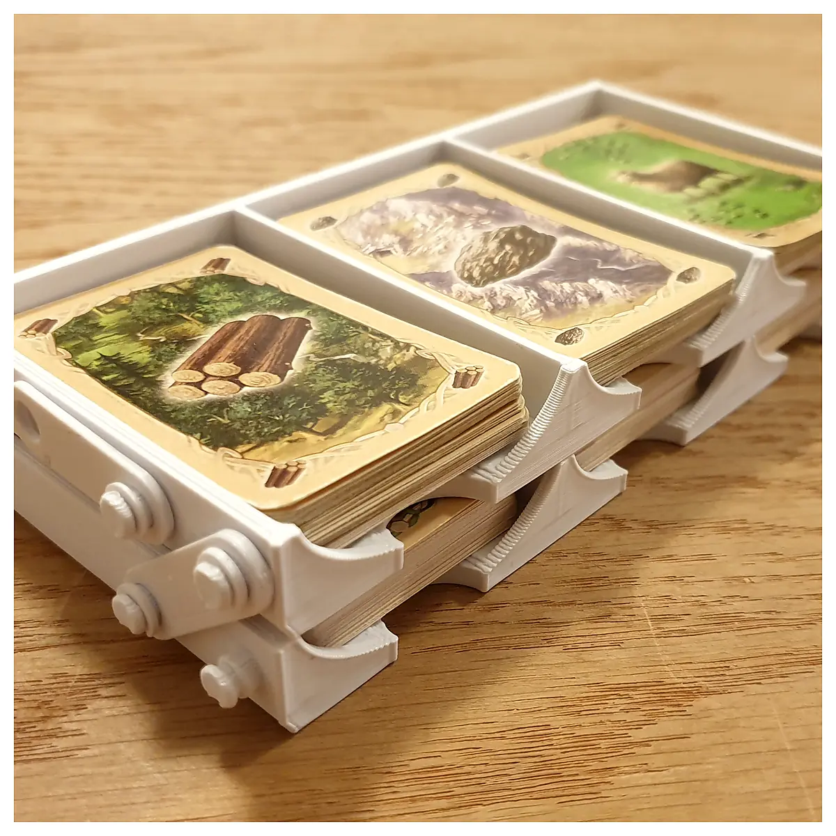 Catan Card Holder Organizer Game Accessories Universal Card Storage Repair Parts Replacement
