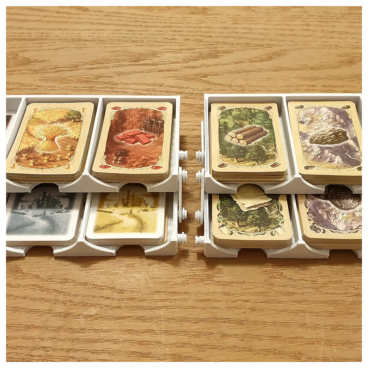Catan Card Holder Organizer Game Accessories Universal Card Storage Repair Parts Replacement