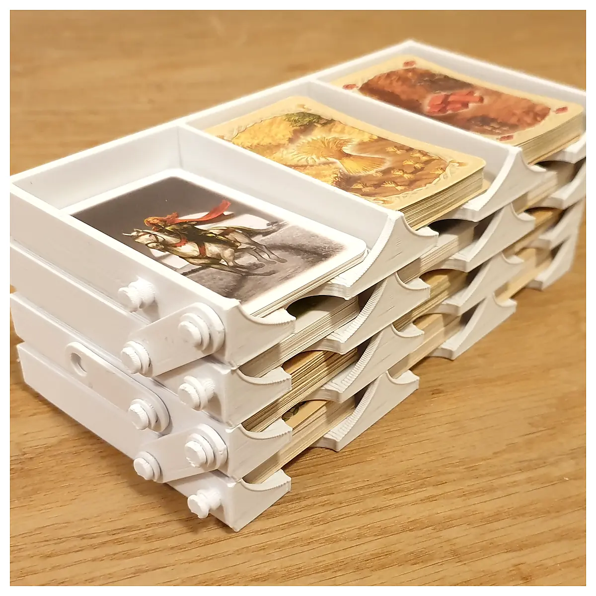 Catan Card Holder Organizer Game Accessories Universal Card Storage Repair Parts Replacement