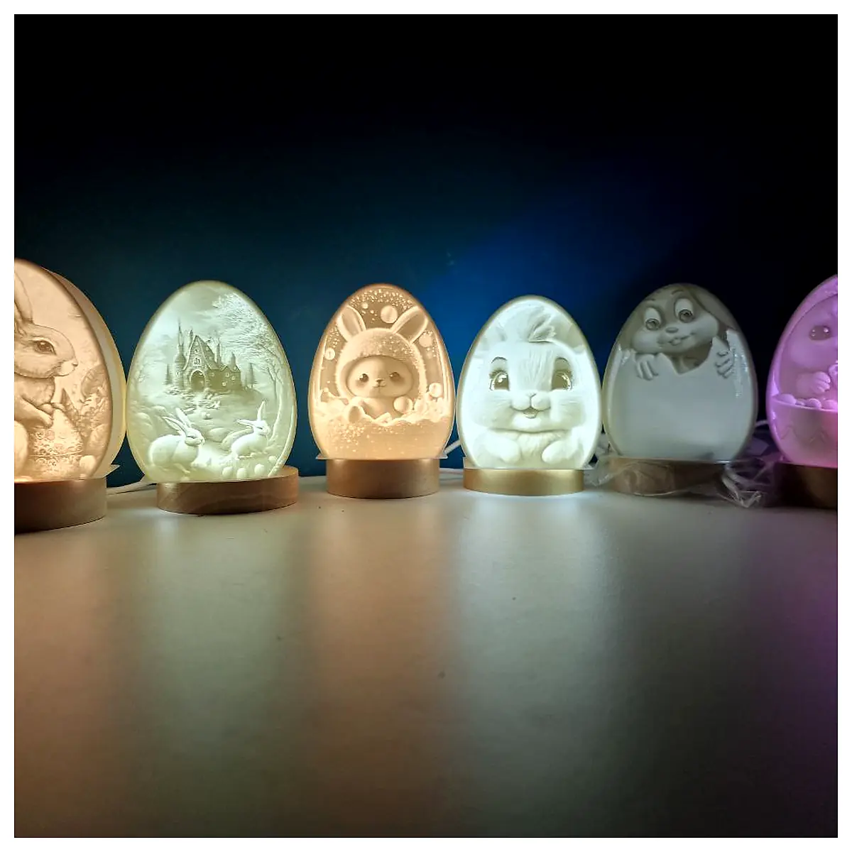 Easter Egg Filler Toys Rabbit Shaped Kids Fun Puzzle Holiday Gift Ideas