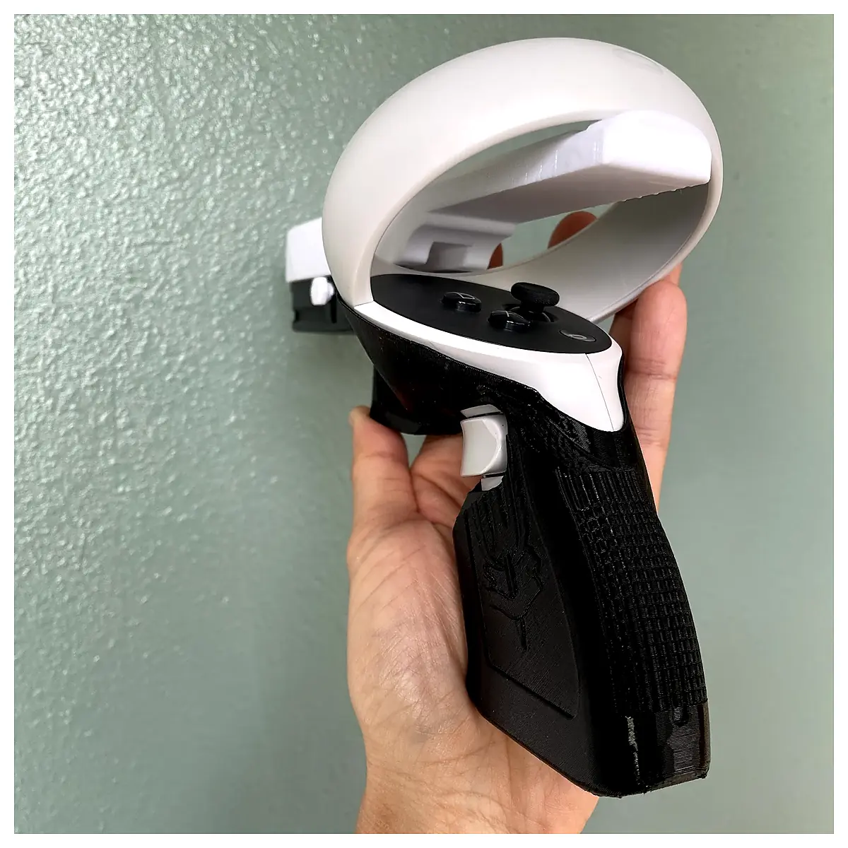 Oculus Quest 2 Pistol Grip Quest 3 Compatible VR Gun Grip Accessories VR Gaming Handle Virtual Reality Grip Parts