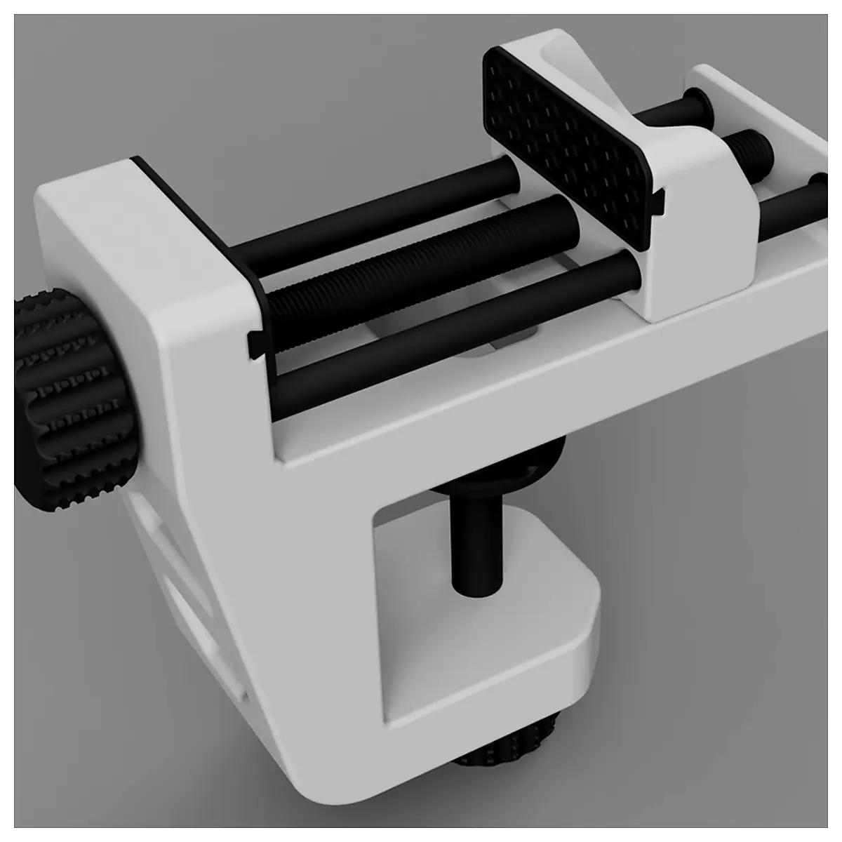 Clamp On Vise 3D Printable Adjustable Grip Secure Fast Parts Repair Fixings