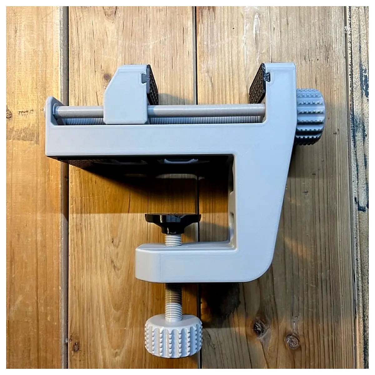 Clamp On Vise 3D Printable Adjustable Grip Secure Fast Parts Repair Fixings