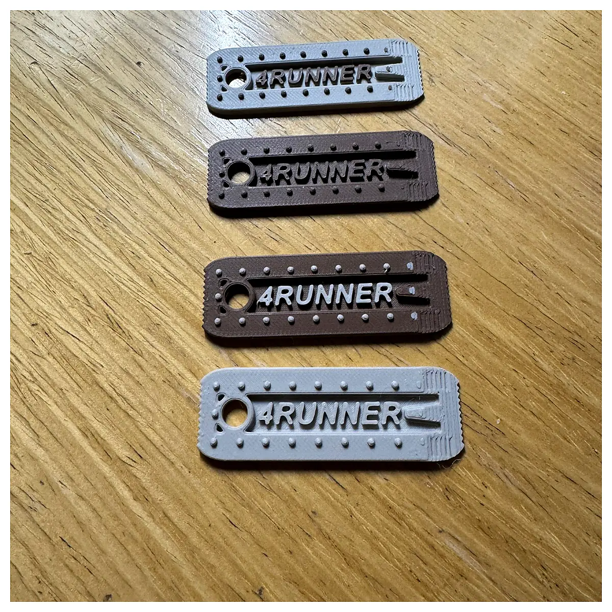 4Runner Offroad Keychain Car Accessory Keyring Decoration Outdoor Gear 4Runner Parts