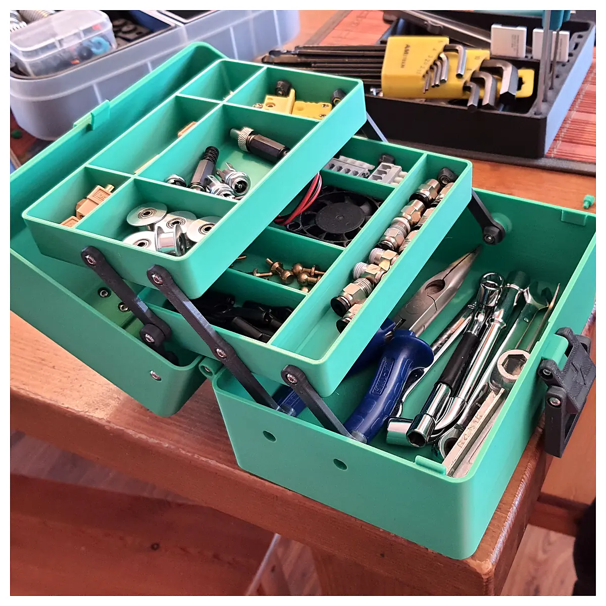 Universal Organizer Box Large Storage Box Parts Repair Storage Solutions
