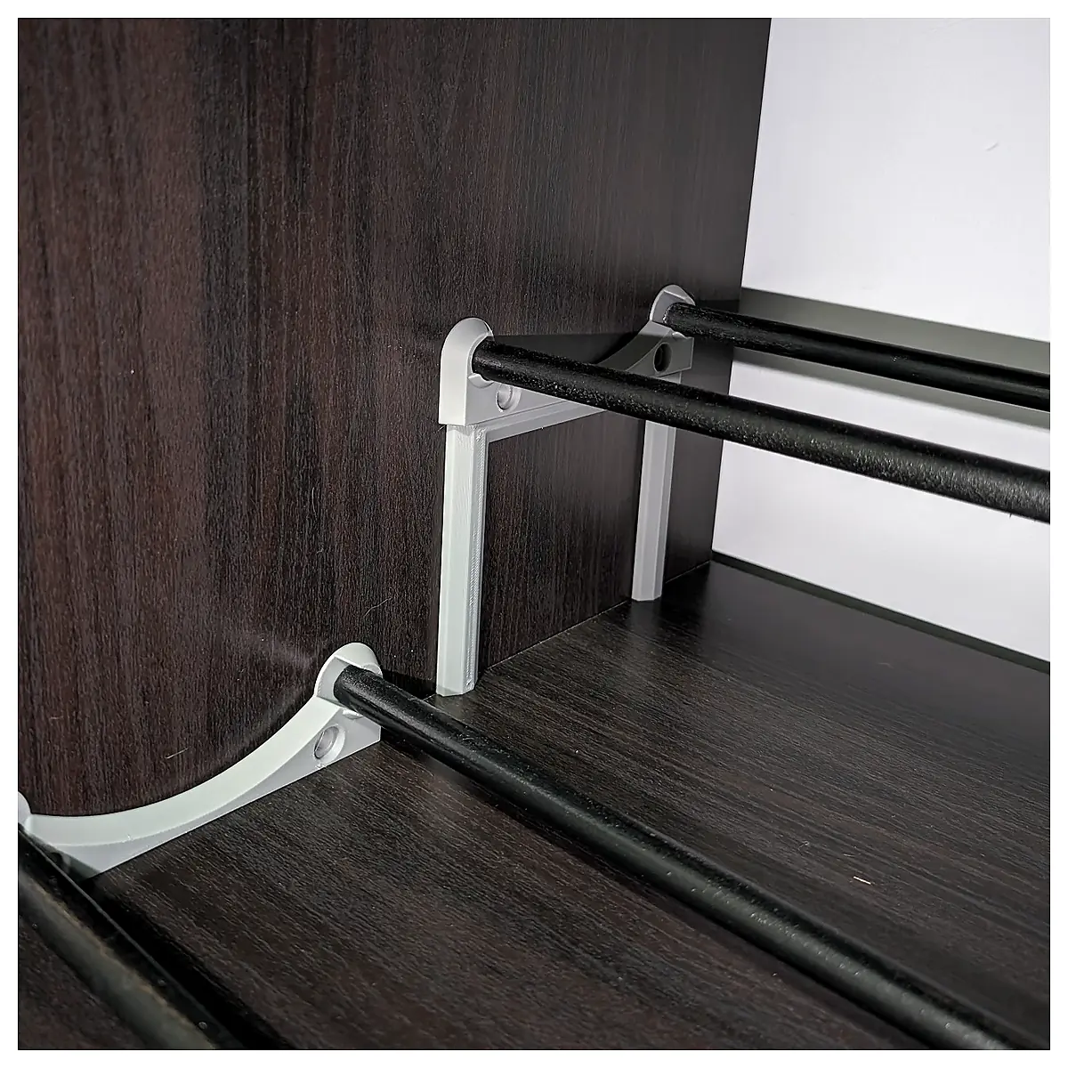 Dowel Filament Racks Storage Organizer Wall Mounted Display Rack Shelf System Accessories Universal