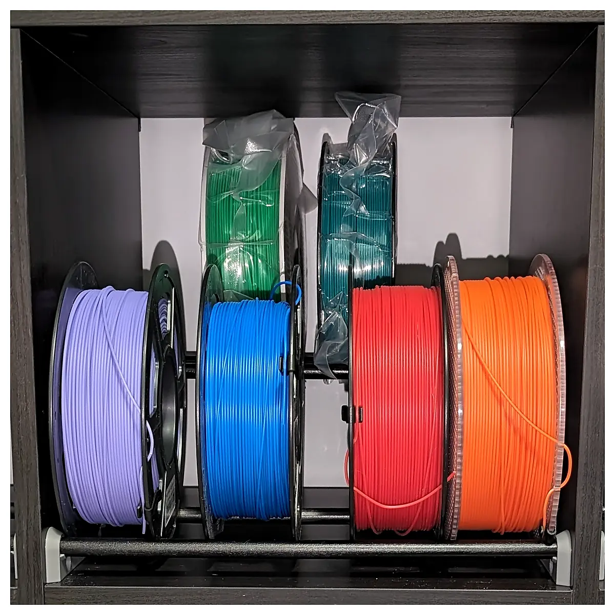 Dowel Filament Racks Storage Organizer Wall Mounted Display Rack Shelf System Accessories Universal