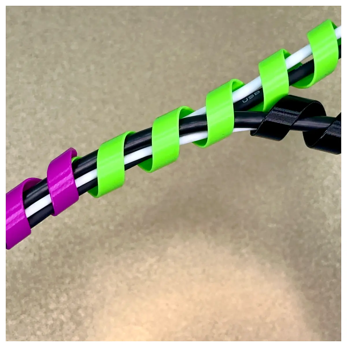 Cable Organizer Flexible Cord Management System Cable Ties Wire Management Accessories