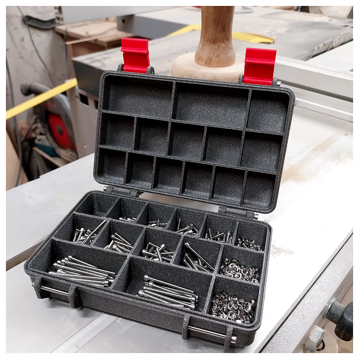 Screw Box Organizer Parts Repair Universal Storage Tool Accessories Organizer