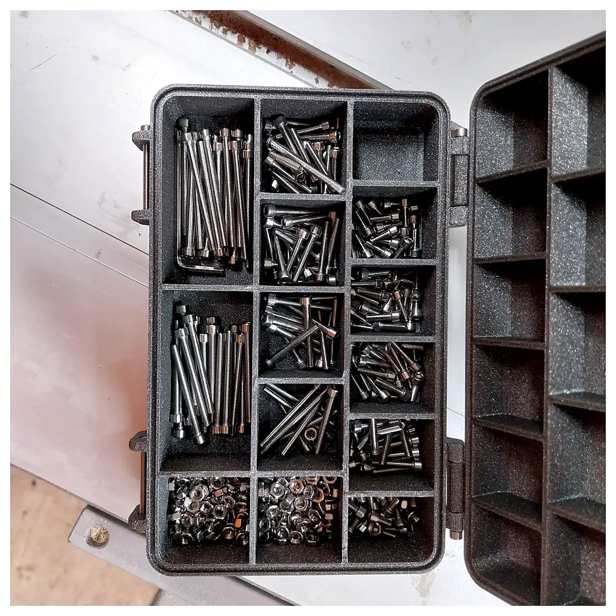 Screw Box Organizer Parts Repair Universal Storage Tool Accessories Organizer