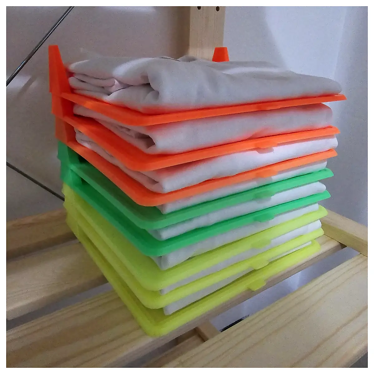 T Shirt Organizer Storage Box Drawer Dividers Clothing Hangers Shelf Organizer Clothes Sorting System Storage Solutions Home Organization
