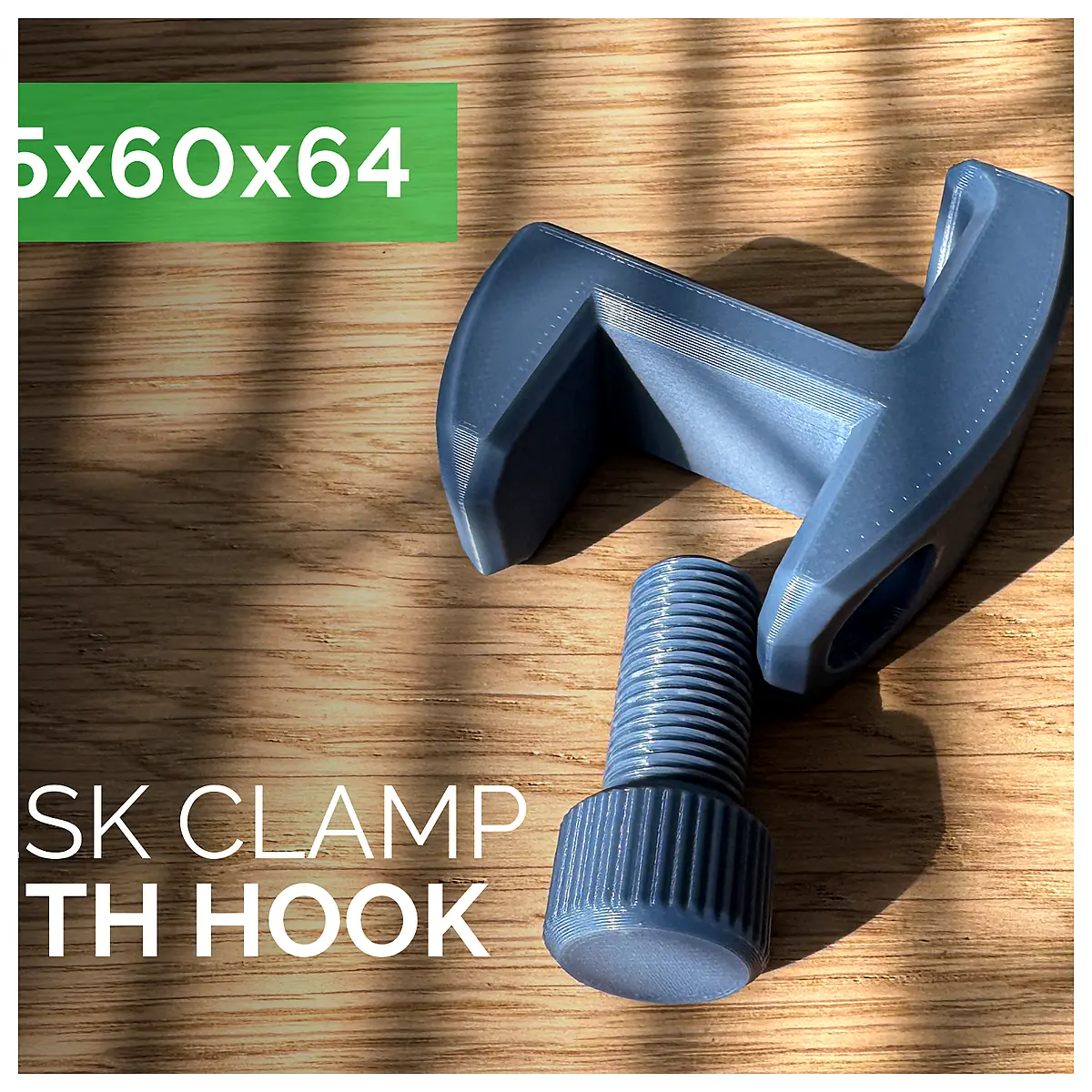 Desk Clamp with Hook Support Holder Gripper Stabilize Parts Repair Fix Secure