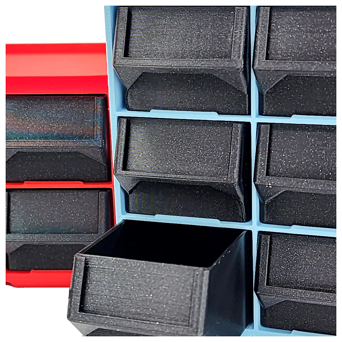 Gridfinity Organizer 2U Medium Unit Cable Management Parts Storage Tool Organization Universal Storage