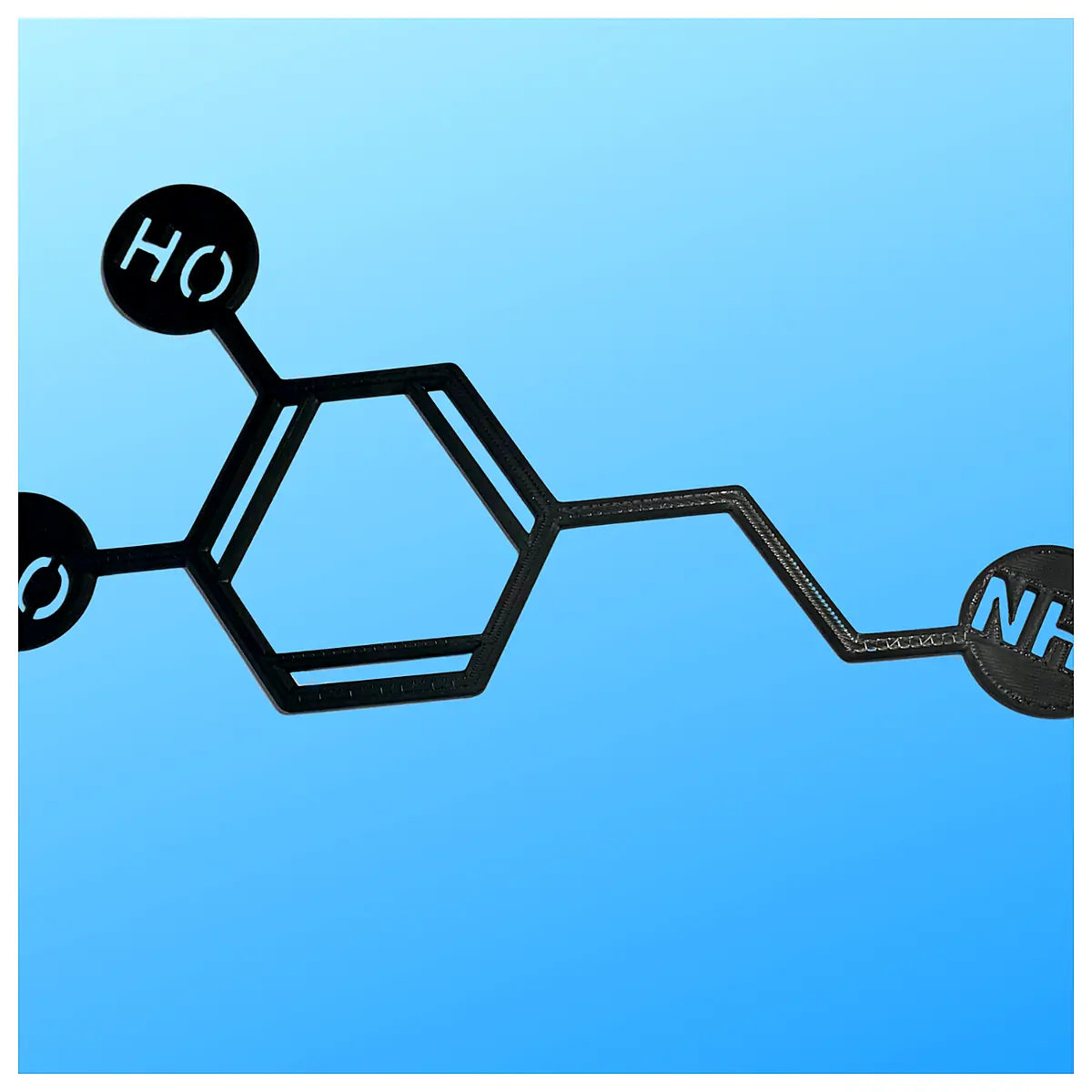 Dopamine Molecule Structure Diagram Dopamine Model Neurotransmitter Research Lab Supplies Science Education