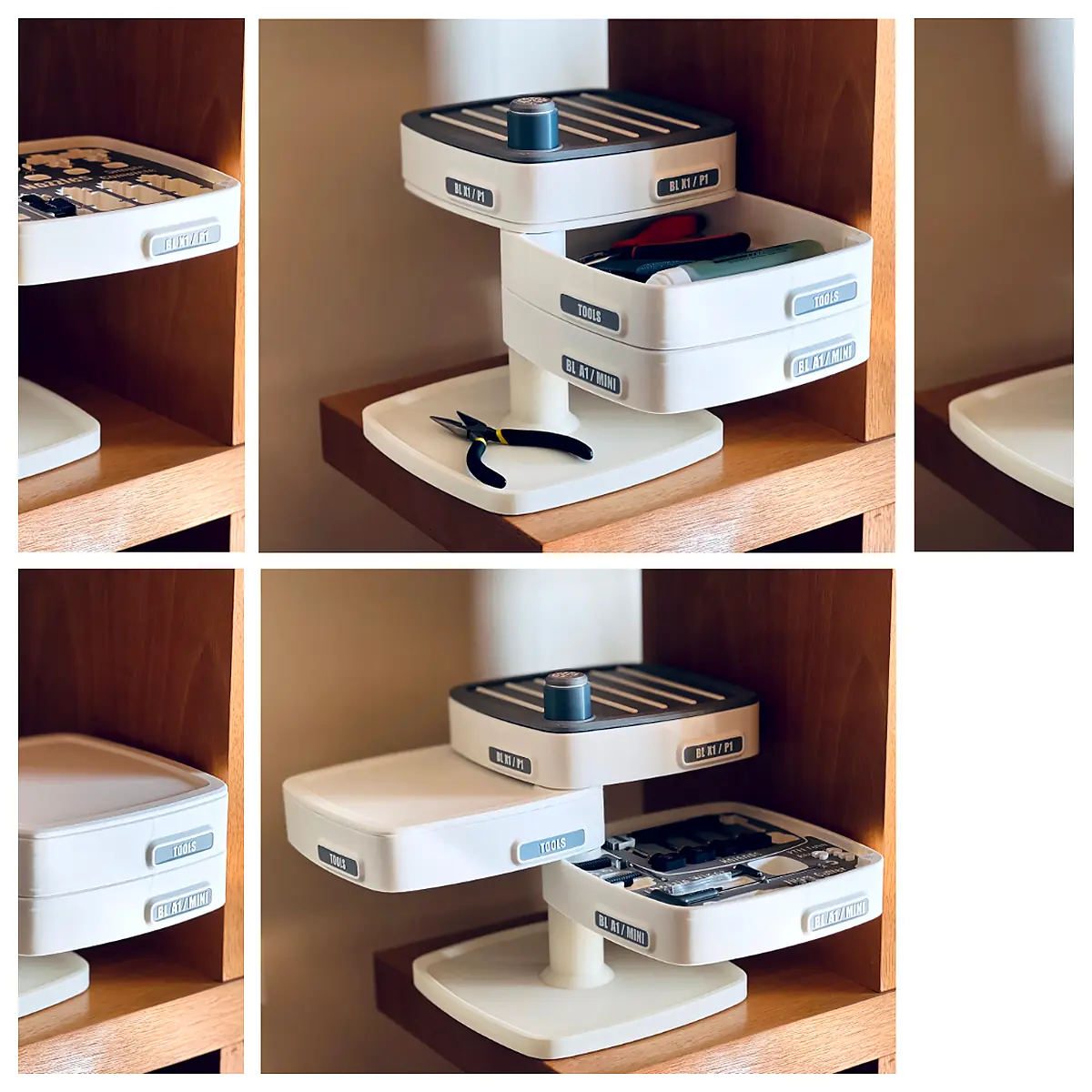Modular Storage Tree System Parts Repair Organization Storage Solutions Universal Shelving