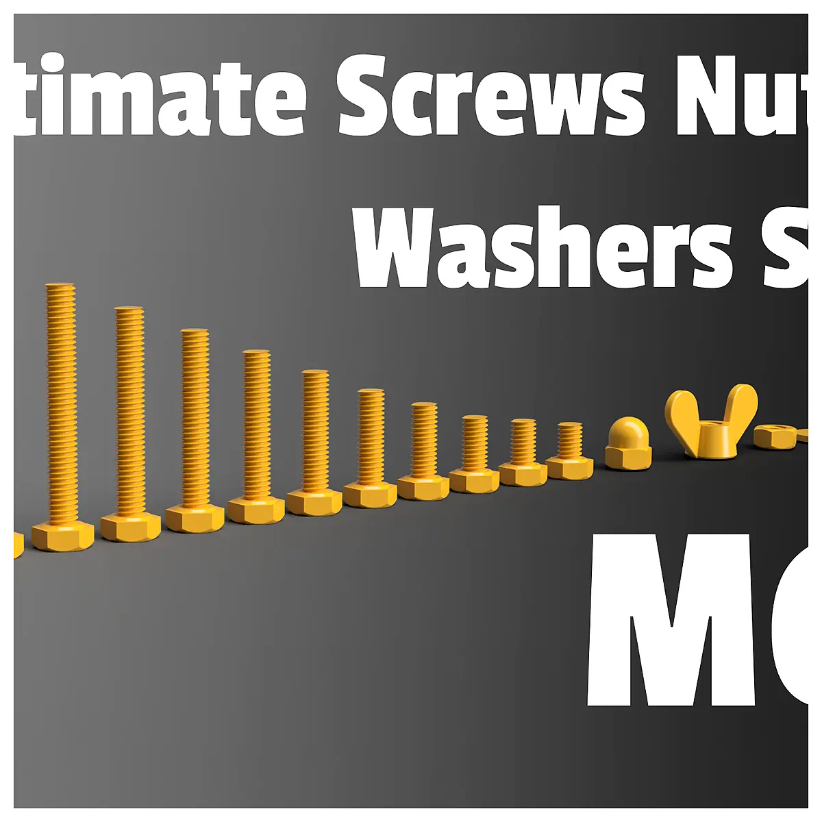Screws Nuts Washers Set M6 Universal Fasteners Repair Parts Hardware